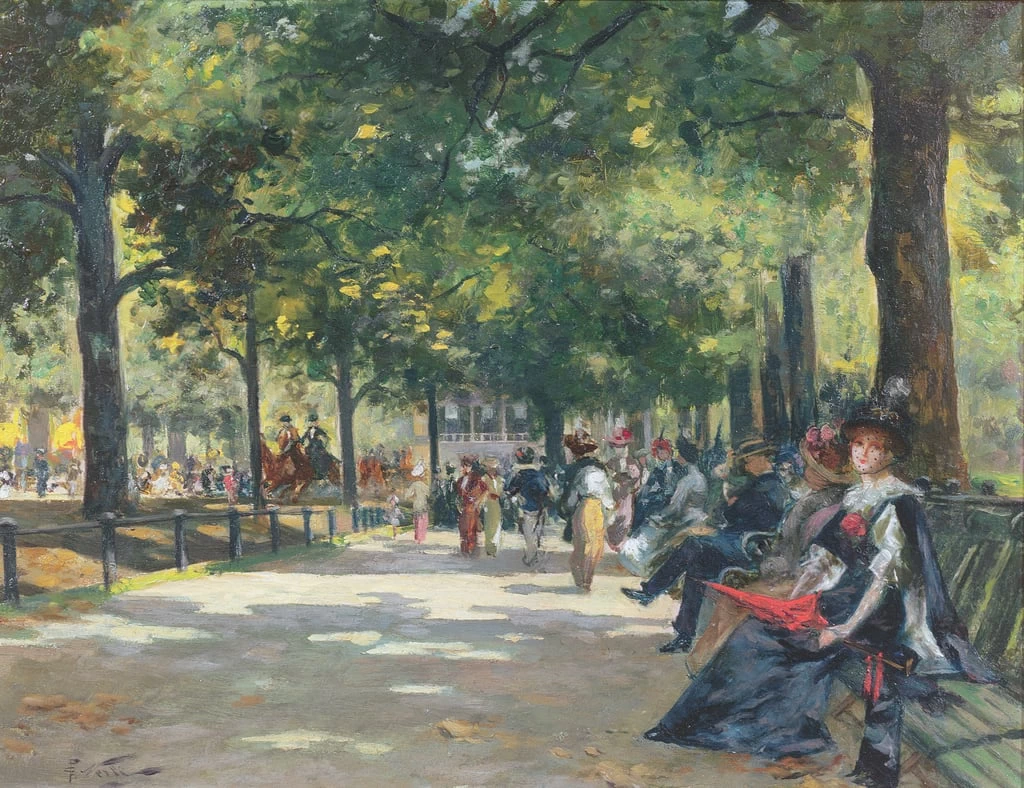 Figure eleganti, Rotten Row, Hyde Park, Londra